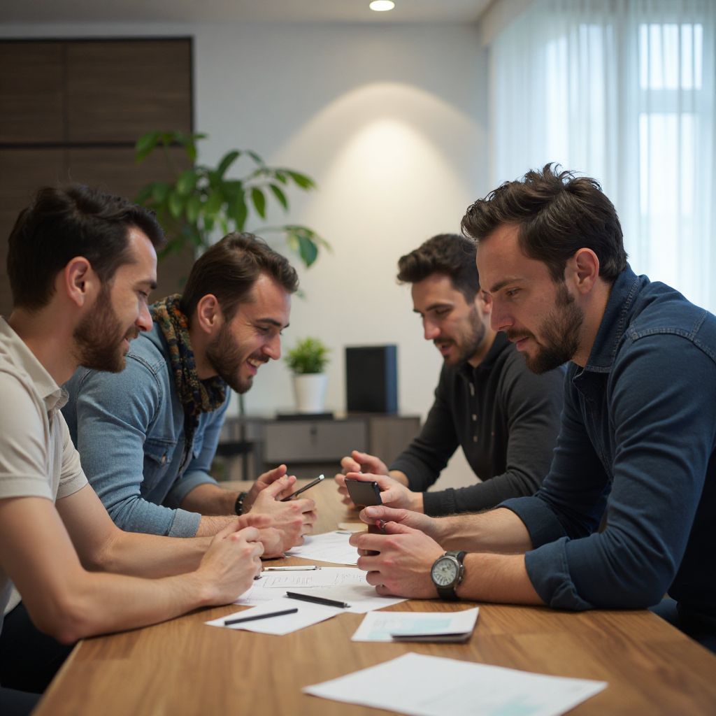 Team al lavoro su un progetto